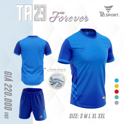 ÁO BÓNG ĐÁ KHÔNG LOGO TA23 FOREVER 